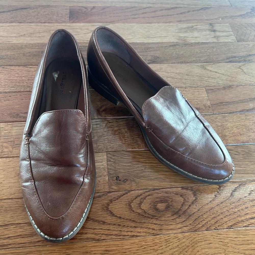 Brown Leather Loafers